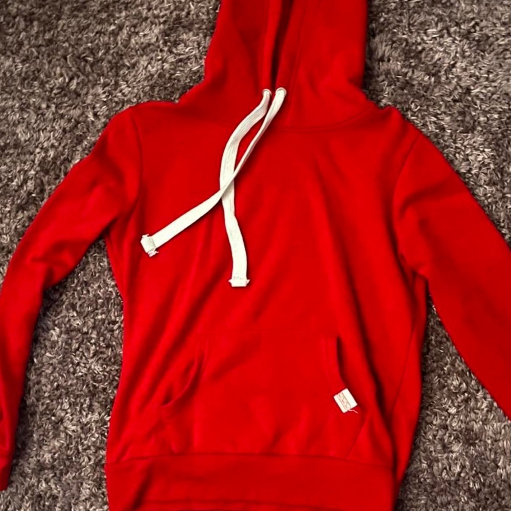 red hoodie